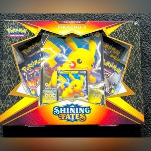 Pokémon Shining Fates Pikachu V Collection Trading Cards BRAND NEW